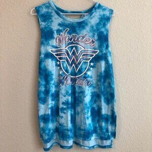 Wonder Woman Tank Top Tie Dye Sleeveless Shirt